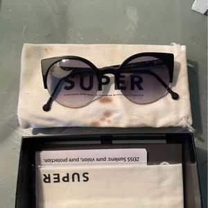 Retrosuperfuture Cat Eye Round Sunglasses